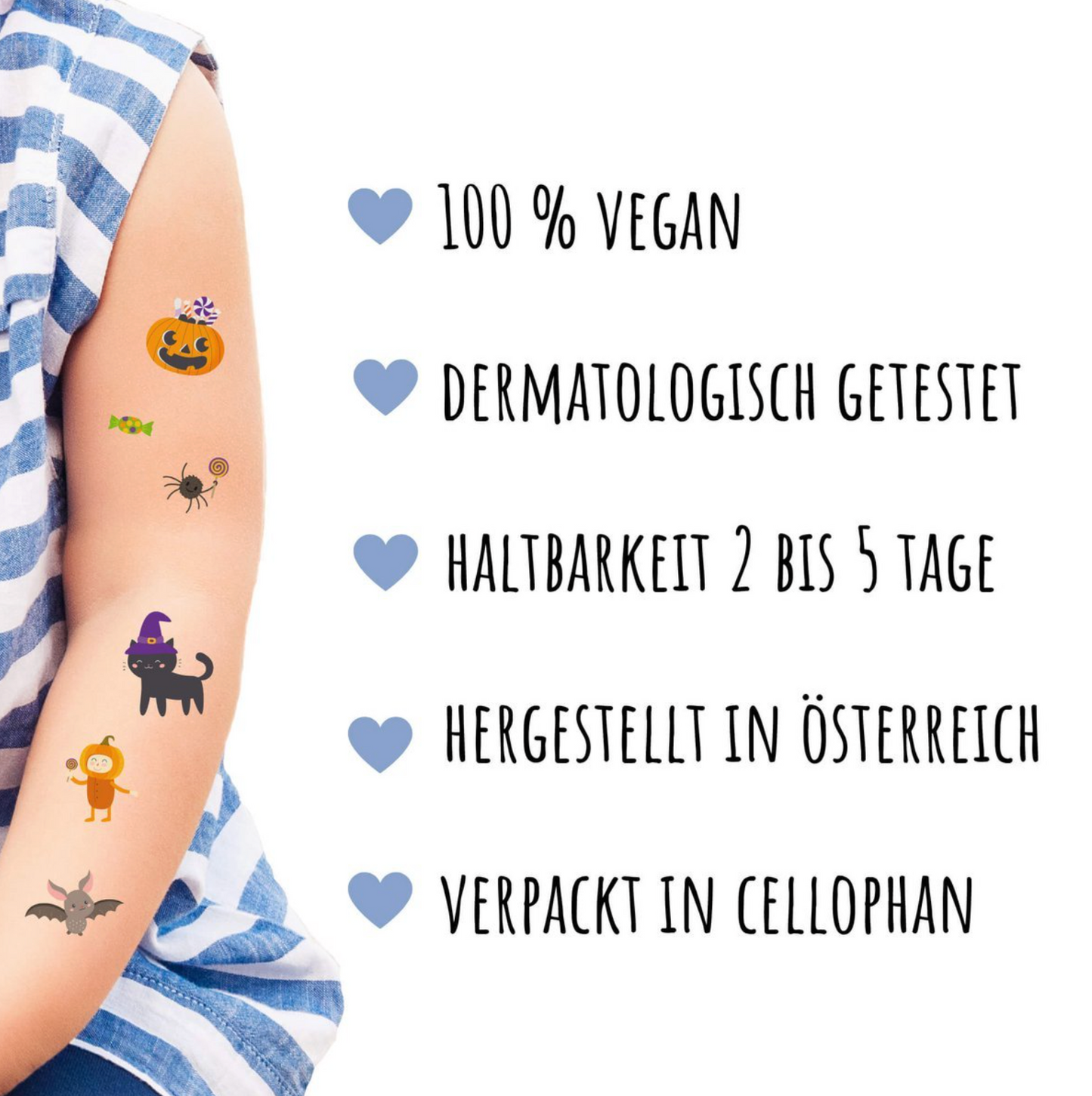 Kindertattoo Set Halloween