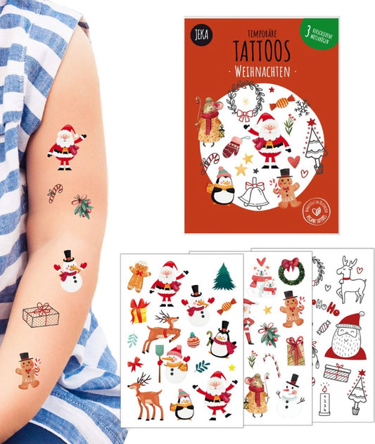 Kindertattoo Set Weihnachten