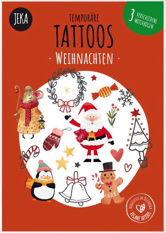 Kindertattoo Set Weihnachten