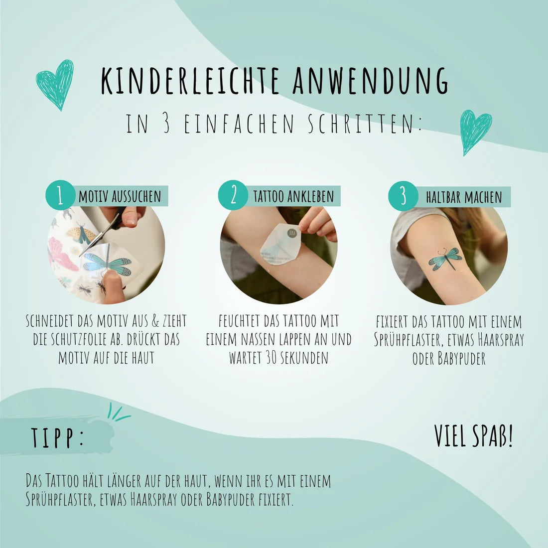 Kindertattoo Set - Entdecker