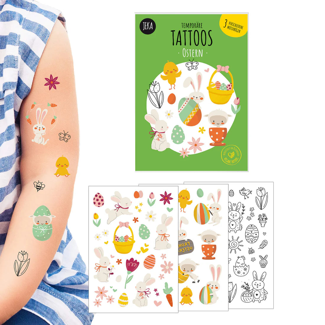 Kindertattoo Set - Ostern